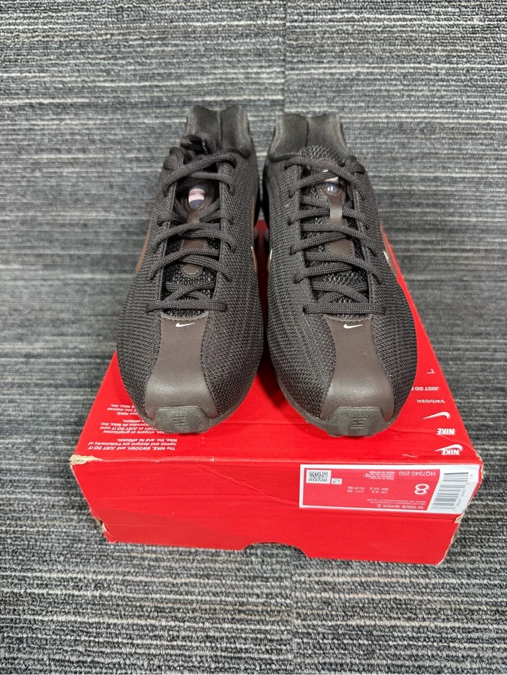 Nike Shox Z Running Shoes Velvet Brown/Pink Foam/Light Brown Womens 8 New